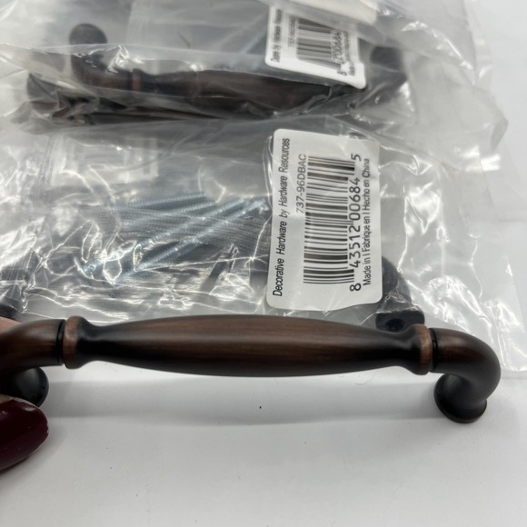 12 Bronze Jeffrey Alexander 4" Centers Bar Pulls Drawer Cabinet Lot - Picture 1 of 8